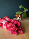 Cardinal- Gaia: 85% Superwash Merino 15% Donegal Nep - DK