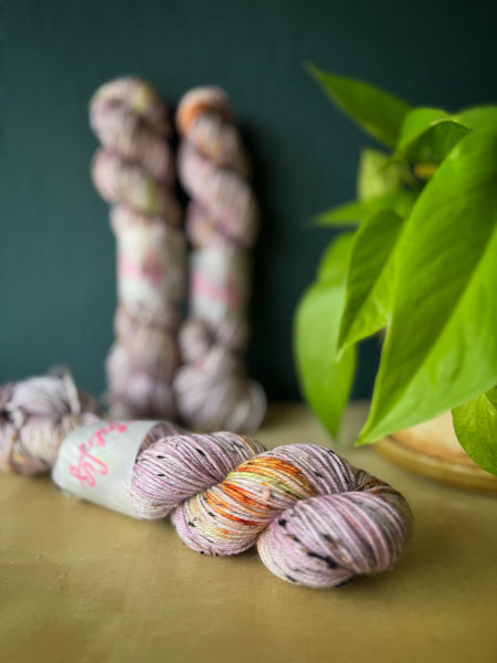 Young Dumb & Broke - Gaia: 85% Superwash Merino 15% Donegal Nep - DK