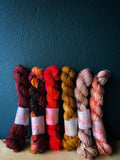 PRE-ORDER "A la Lise" shawl- KITS - Titan: 100% Superwash BFL High Twist - Fingering
