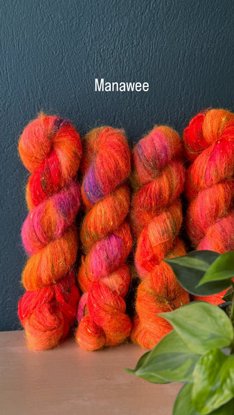 *NEW* Pre-order Proteas - 42% Superwash Merino Wool 32% Superfine Alpaca 18% Neon Donegal Nep 8% Linen - DK