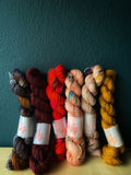 PRE-ORDER "A la Lise" shawl- KITS - Titan: 100% Superwash BFL High Twist - Fingering