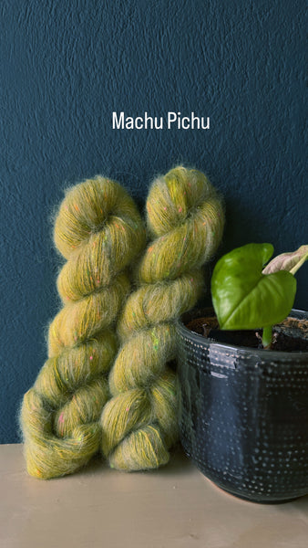 *NEW* Pre-order Proteas - 42% Superwash Merino Wool 32% Superfine Alpaca 18% Neon Donegal Nep 8% Linen - DK