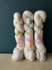 Survivor - Eros - 95% Superwash Merino 5% Silver Stellina  - Single Fingering