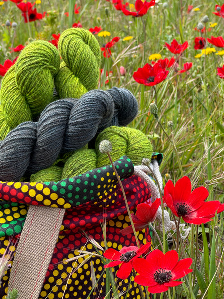 In The Forest You Go- Samskara: 60% Super Fine Merino 40% Recycled Yak & Cashmere - Fingering