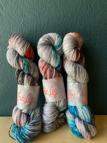 Fear is the mind killer - Ares: 85% Superwash Merino 15% Nylon - Sock