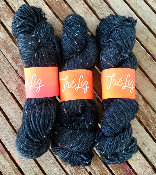 Celine - Gaia: 85% Superwash Merino 15% Donegal Nep - DK