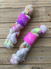 Kiss My Neon - Ares: 75% Superwash Merino 25% Nylon - Sock