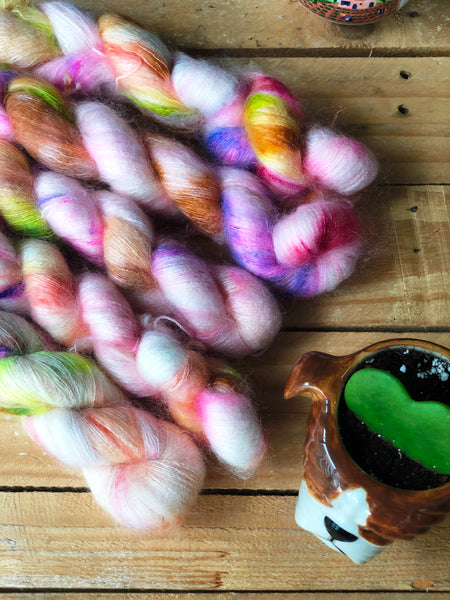 Guerrilla Girls - Poseidon: 72% Kid Mohair 28% Silk - Lace