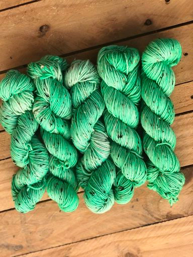 Suspicious Minds - Gaia: 85% Superwash Merino 15% Donegal Nep - DK